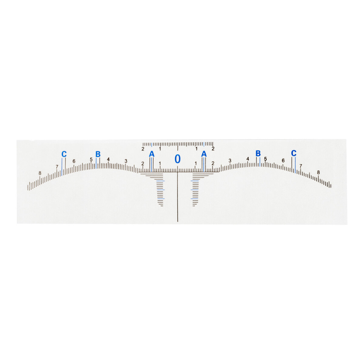 PMU – Disposable Sticker Eyebrow Ruler – 50 pcs
