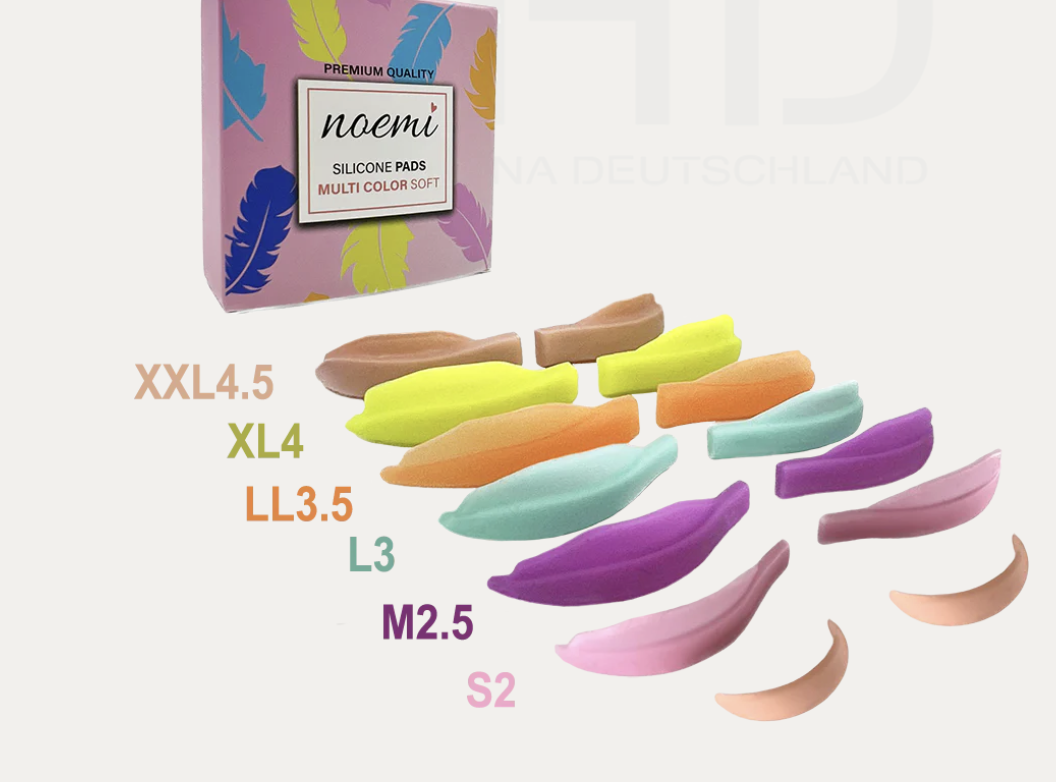 Noemi – Multi Color Soft Silicone Pads (7 paar)