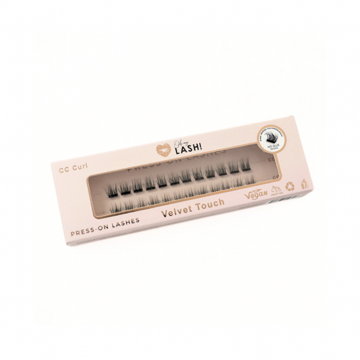 Oh My Lash – Press On Lashes | Velvet Touch – CC Curl | Single Sizes 