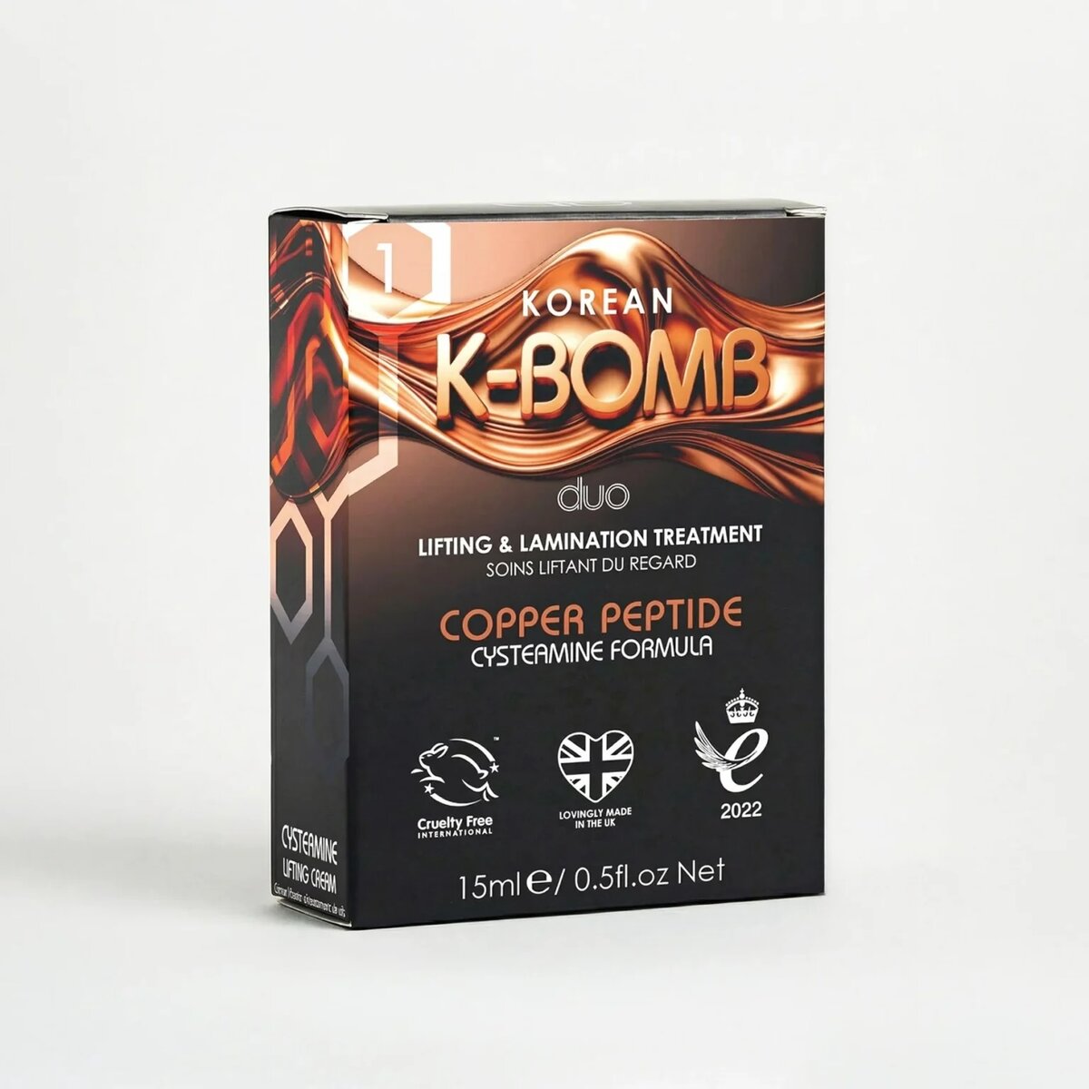 K-Bomb Step 1 Lifting Cream &ndash; Cysteamine Lash Lift & Brow Lamination (10 sachets)