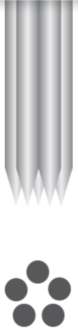 PMU - Needles 1R-0.18mm