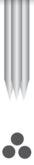 PMU - Needles 1R-0.25mm