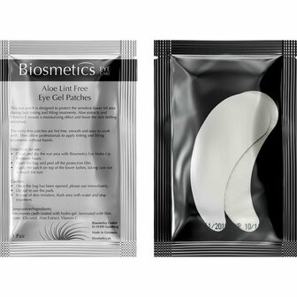 Biosmetic Aloe lint free eye gel patches 10 pair