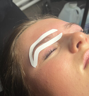 Airbrush Brow Stickers (Transparent) &ndash; 6 Pairs