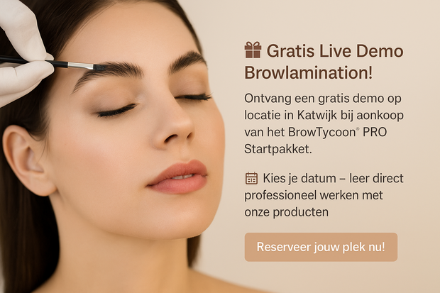 BrowTycoon® PRO Lamination Startpakket – Alles-in-één voor Brows & Lashes