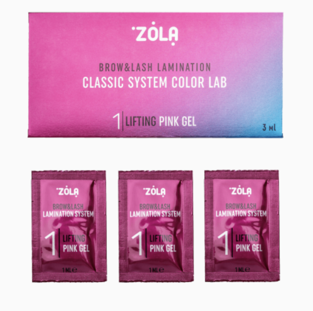 ZOLA Color Lab Set &ndash; Lifting Pink Gel