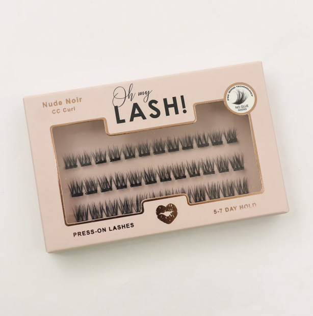 Oh My Lash &ndash; Press On Lashes | Nude Noir CC Curl