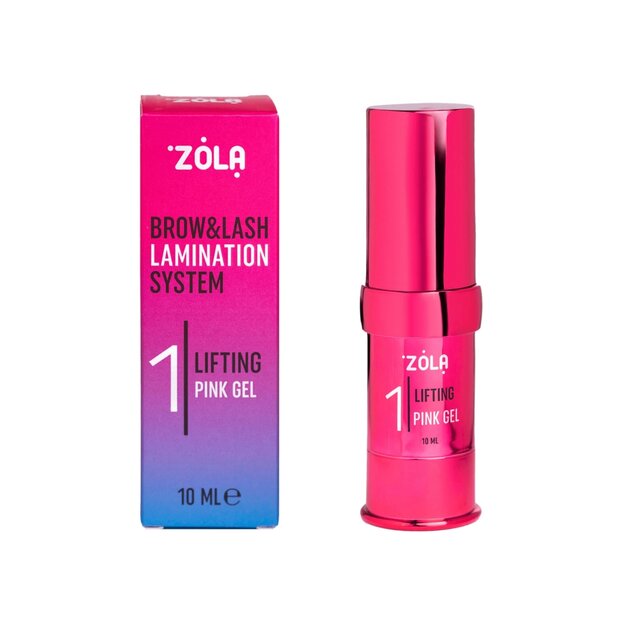 ZOLA Color Lab  &ndash; Lifting Pink Gel 10ml | Krachtige Brow &amp; Lash Lift