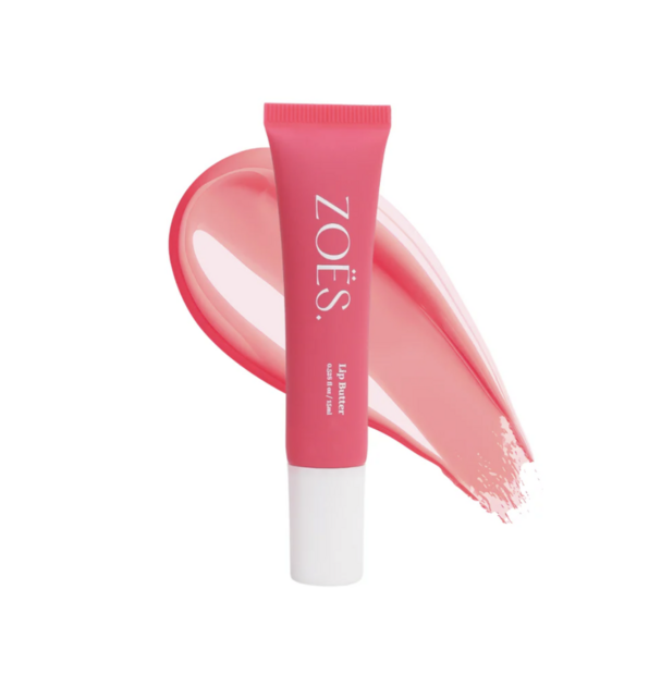 Zoes | Lip Butter Raspberry 15ml | Hydraterende Lipverzorging met SPF 8 &amp; High Shine