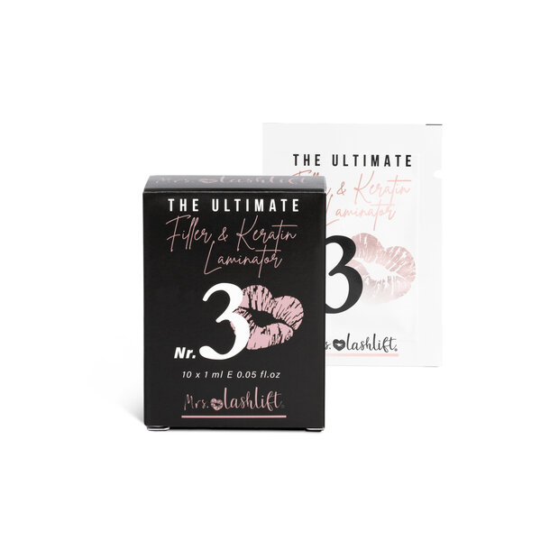 LET OP! exp. date verkeerd op de doosjes gedrukt! Mrs. Lashlift PRO Conditioner Lotion No. 3 &ndash; Ceramide &amp; Niacinamide