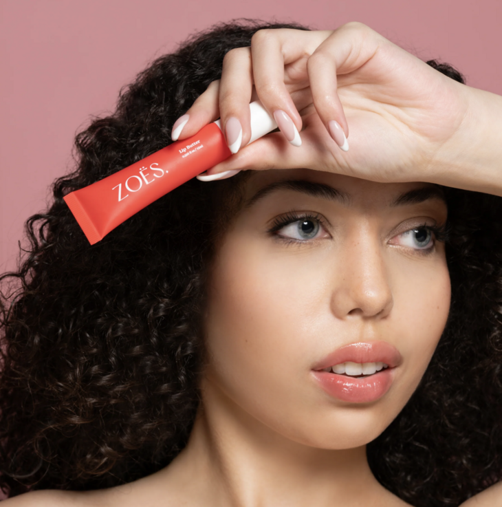 Zoes | Lip Butter Strawberry 15ml | Hydraterende Lipverzorging met SPF 8 &amp; High Shine