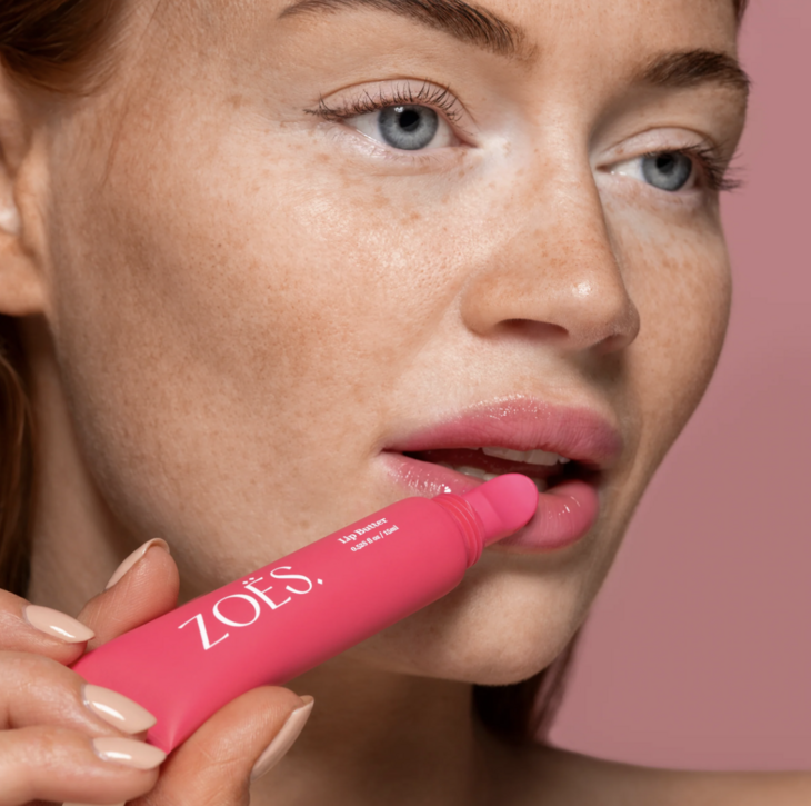 Zoes | Lip Butter Raspberry 15ml | Hydraterende Lipverzorging met SPF 8 &amp; High Shine