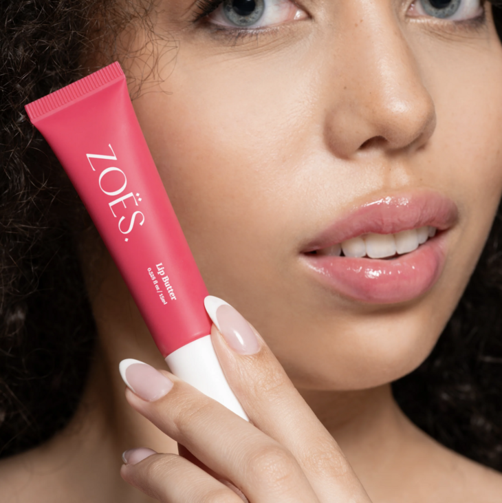 Zoes | Lip Butter Raspberry 15ml | Hydraterende Lipverzorging met SPF 8 &amp; High Shine